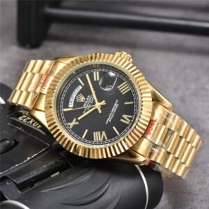 Role_x Oyster Perpetual Day Date 40 Battery Gold-Black