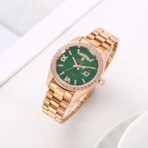Role_x Oyster Perpetual Day Date Diamond Copper-Green